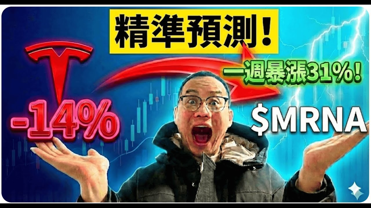 別再盲目抄底 $TSLA！捕捉 $MRNA 暴漲 60% 的邏輯全公開：這是我 8 年交易員的保命法則。