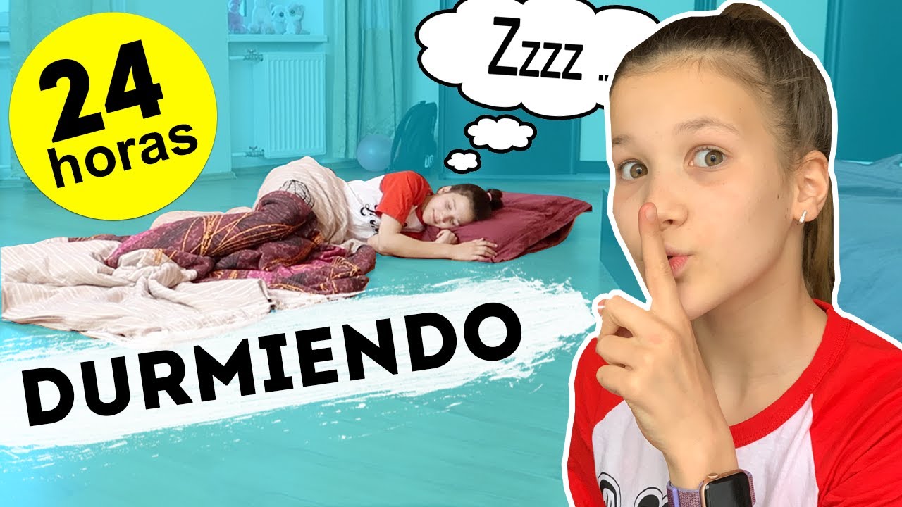 24 HORAS DURMIENDO 😴 | Broma épica a mi padre | Daniela Golubeva