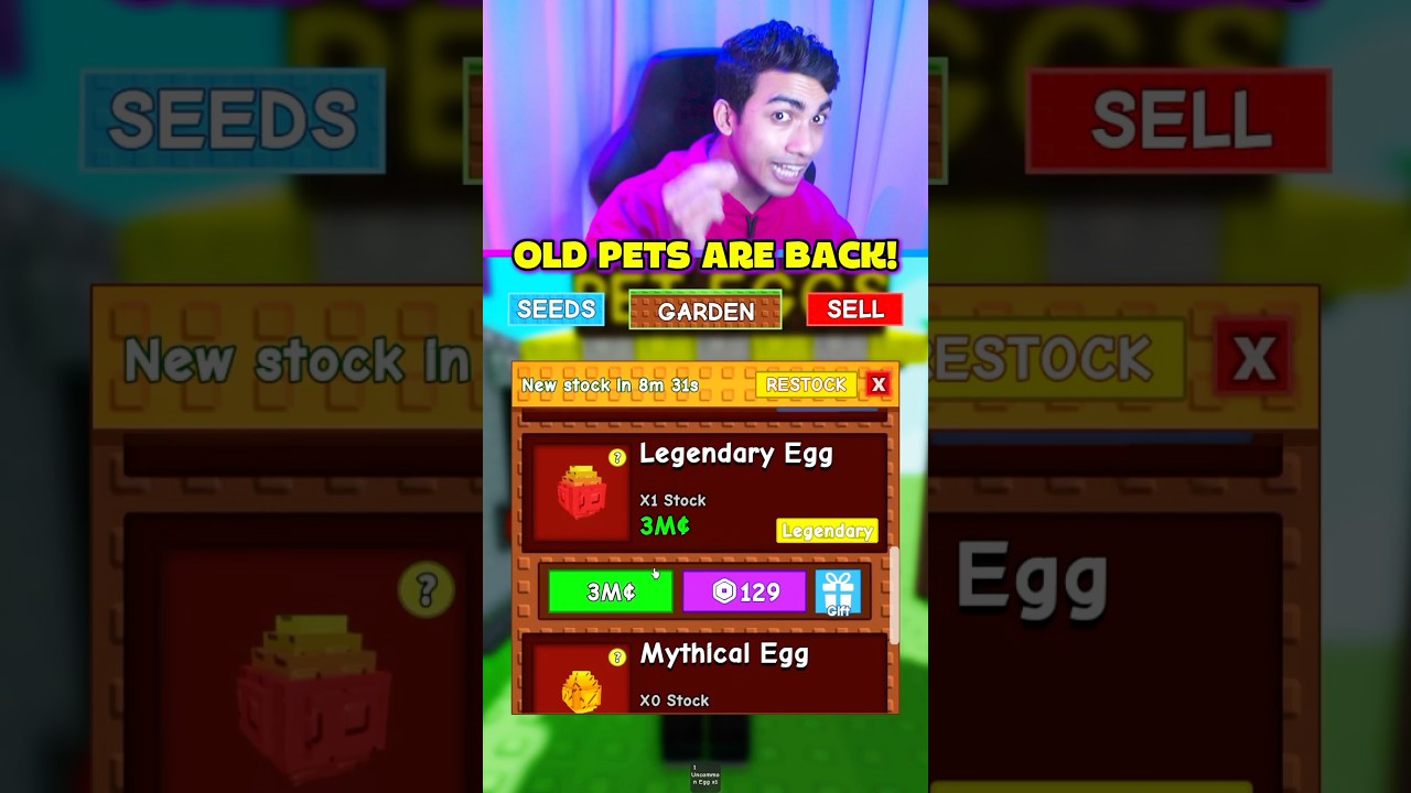 OLD PETS ARE BACK GROW A GARDEN 😱