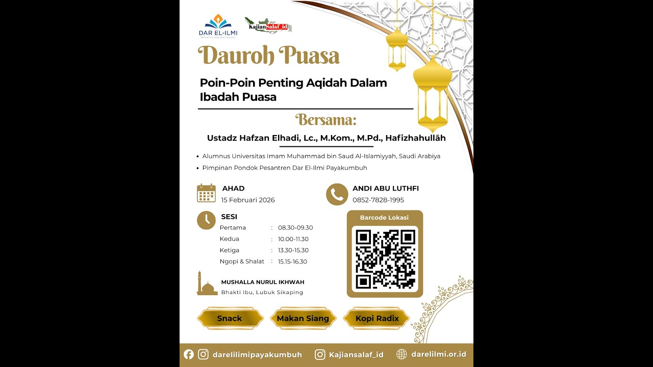 Dauroh Puasa - sesi 2