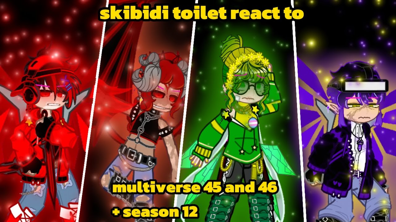 skibidi toilet react to multiverse 45 and 46 + season 12 (🇷🇺/🇺🇸) ||@DOM_Studio and@DaFuqBoom ||