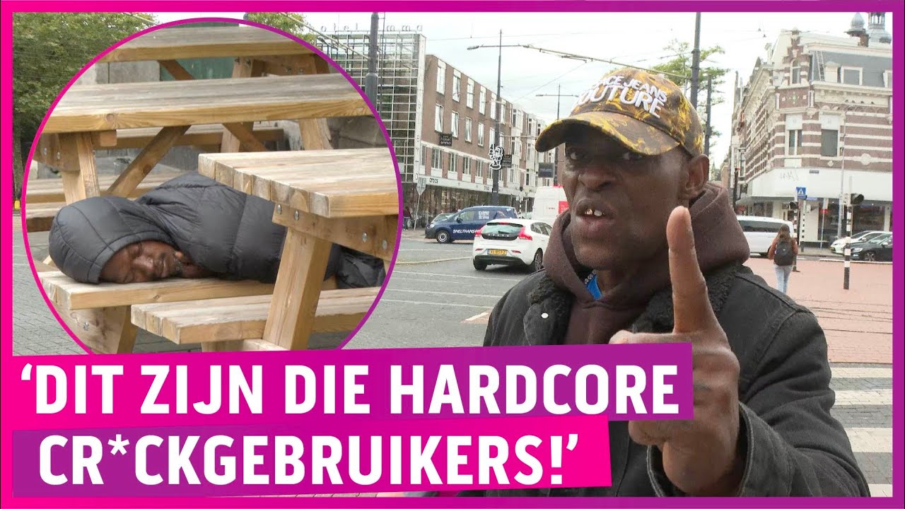Rotterdamse influencer bestrijdt cr*ckjunks: ‘Ik breek je botten!’