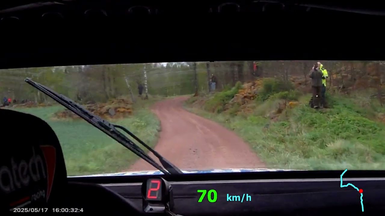 Badhotellet Rally 2025 ss4, David Lindström