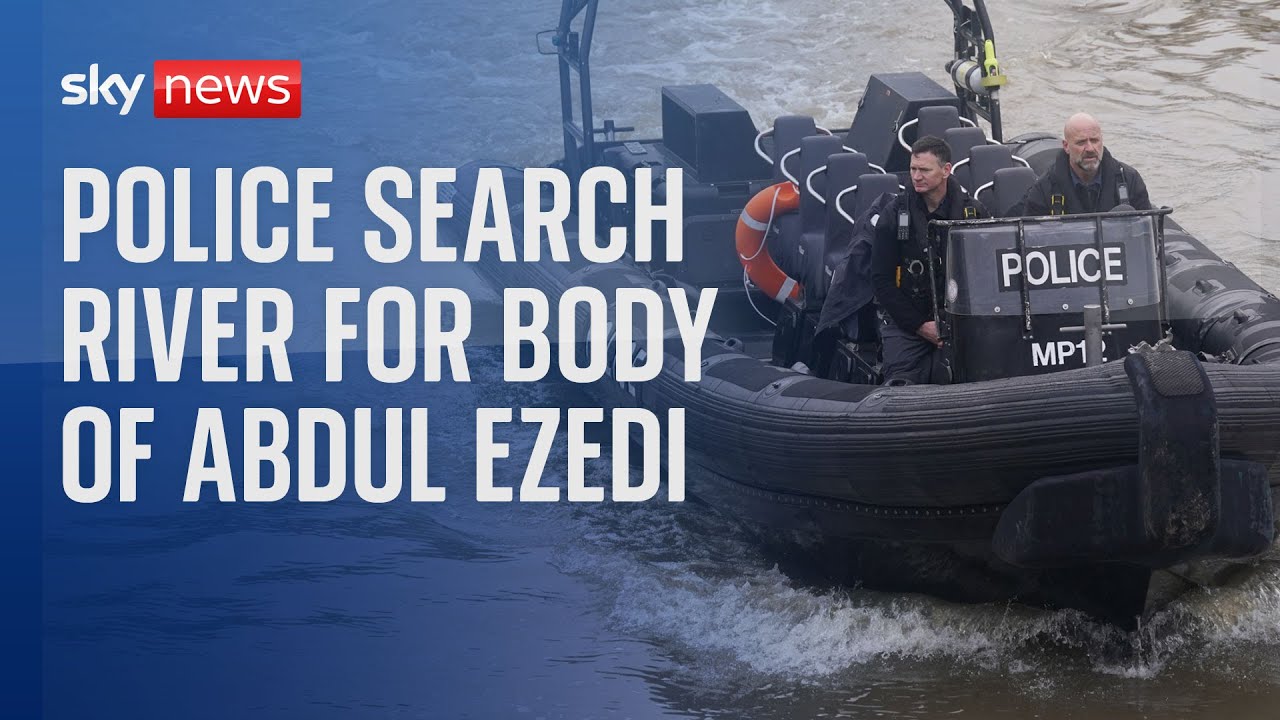 Police search River Thames for body of Clapham chemical attack suspect Abdul Ezedi