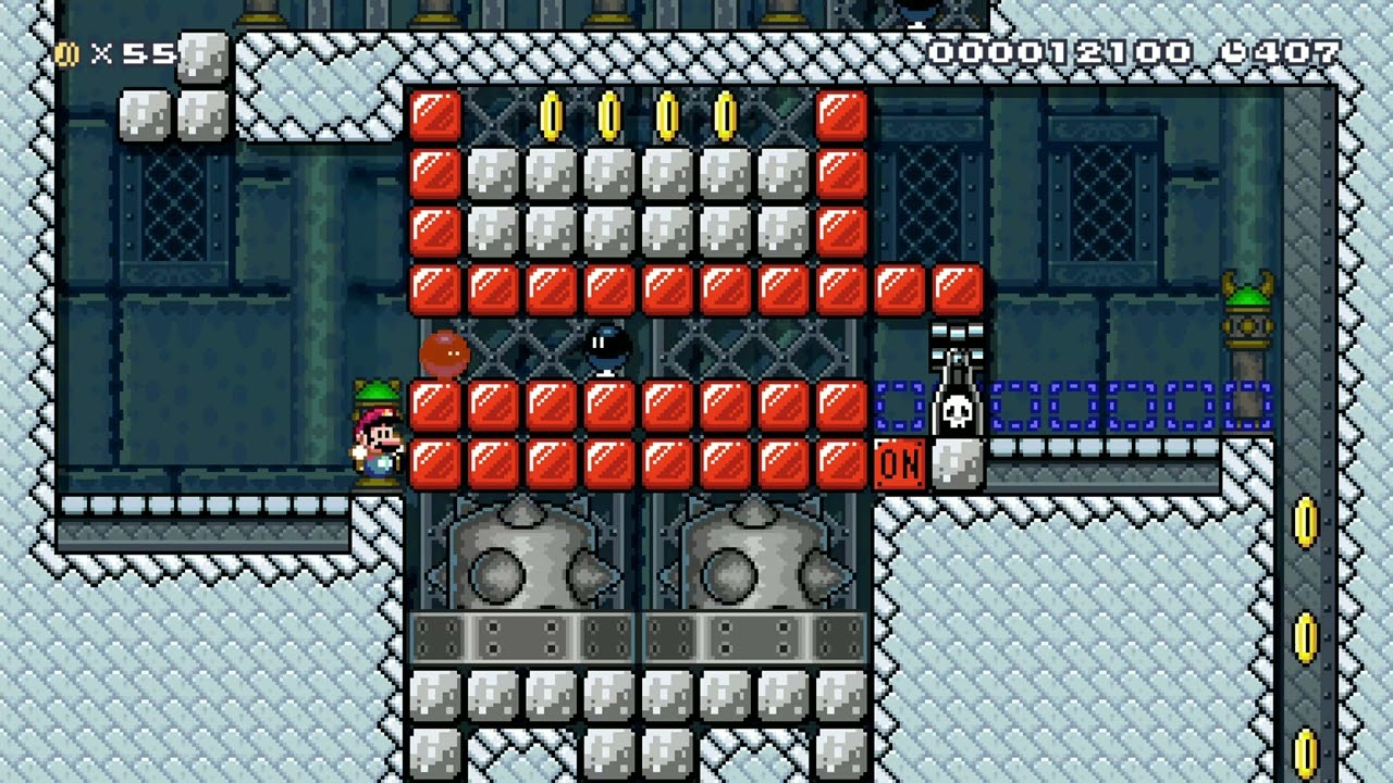Clobber Castle by NOSTALG1A 🍄Super Mario Maker 2 Switch 2 No Commentary #dss