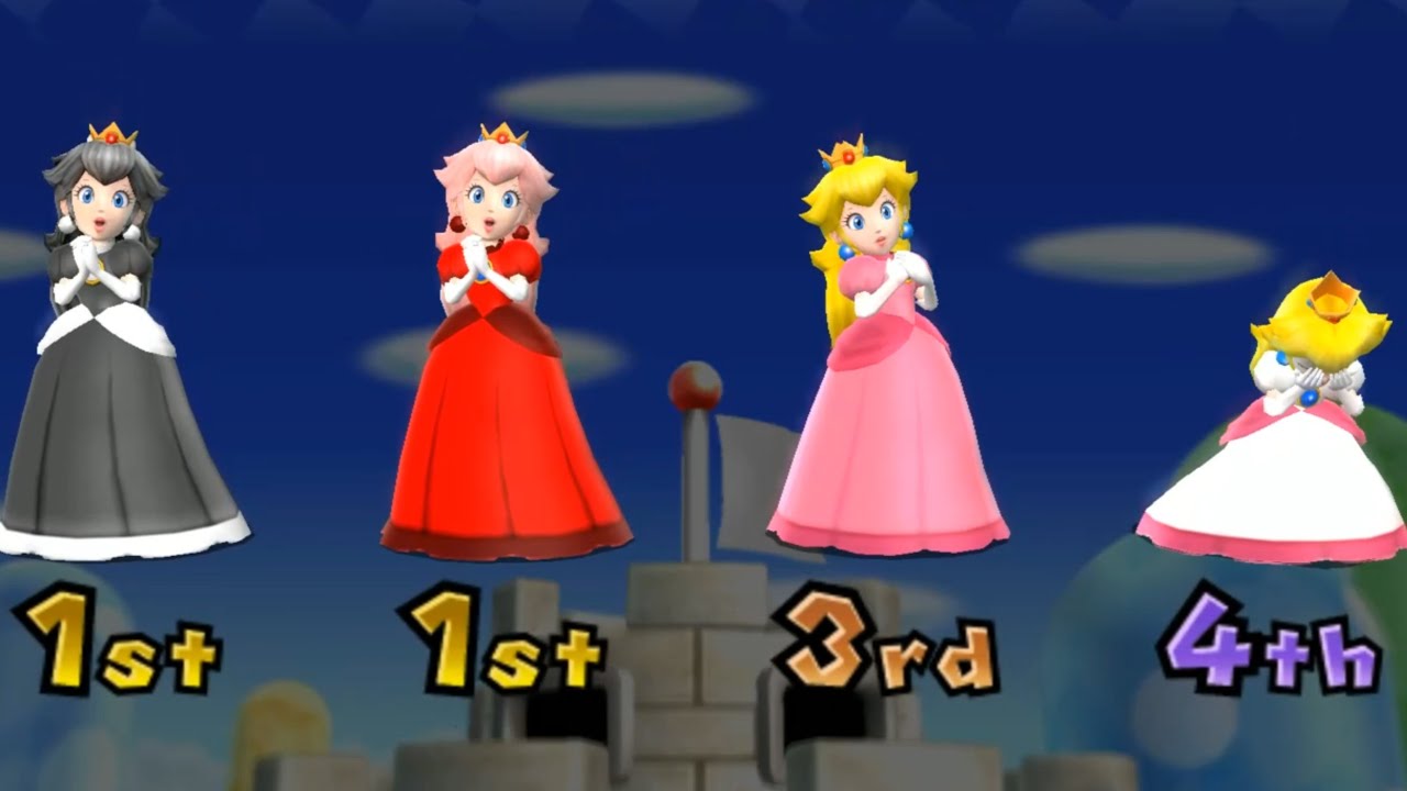 Mario Party 9 High RollersLuigi vs Koopa vs Kamek vs Peach
