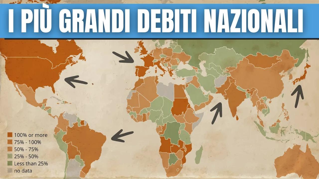 Quali paesi hanno il debito pubblico pi&ugrave; alto?