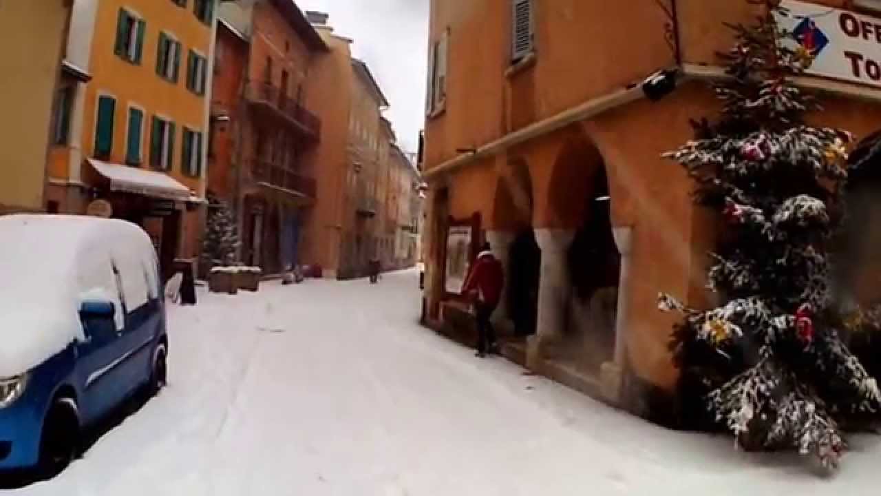 jausiers sous la neige