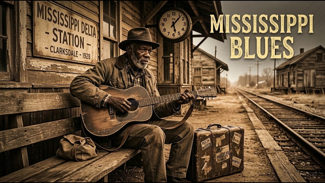 Mississippi Delta Blues 🎸 Deep Southern Blues Vibes