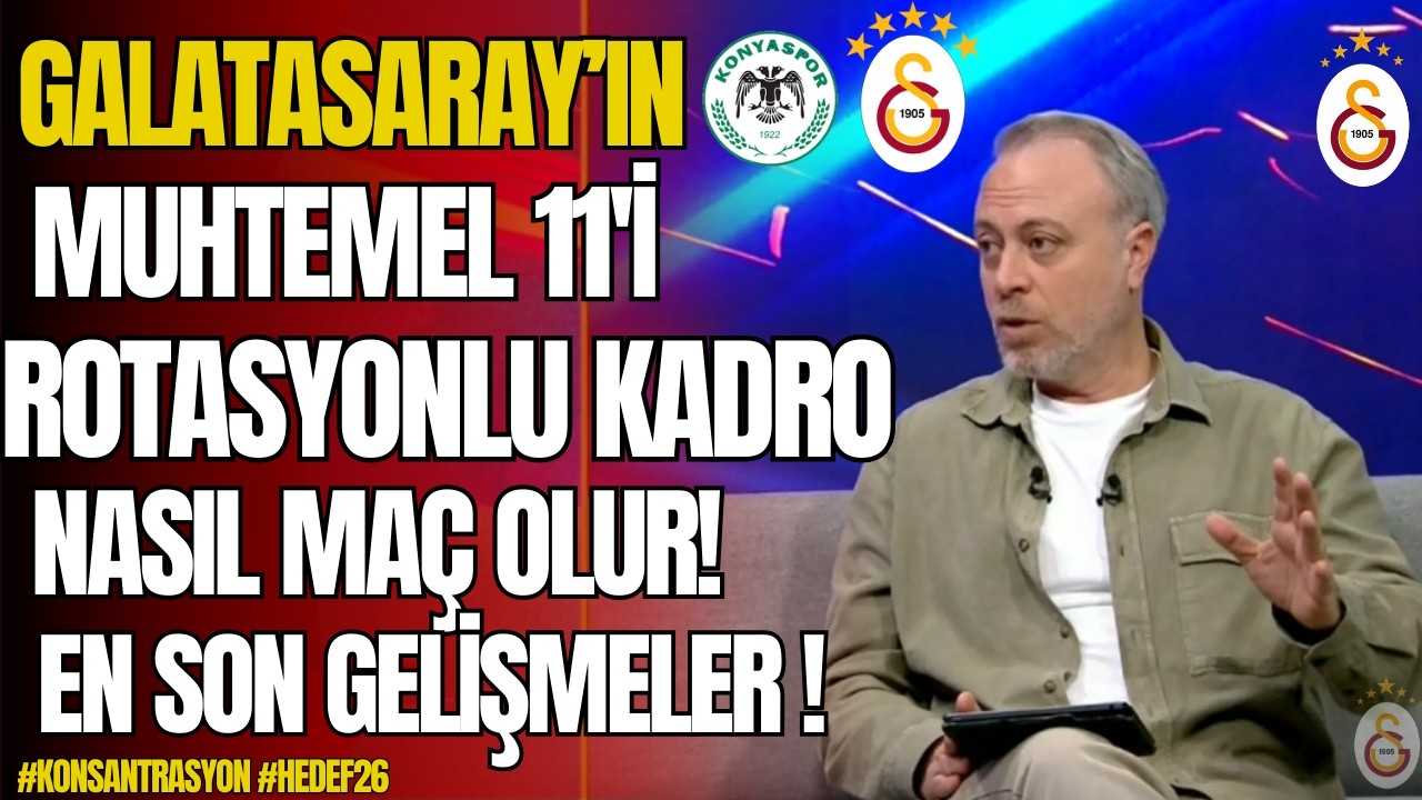 Galatasaray'ın Muhtemel 11'i Rotasyonlu Kadro İle Nasıl Maç Olur! Son Gelişmeler!
