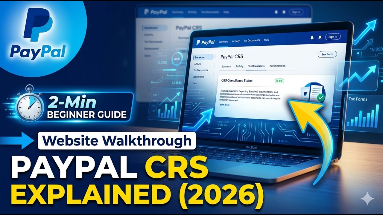 PayPal CRS Explained 2026 Website Walkthrough & Beginner Guide 2 Min