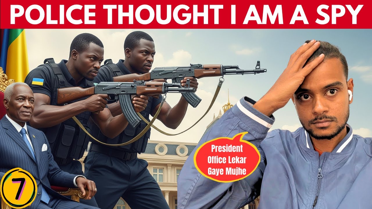 GABON POLICE THOUGHT I AM SPY 🇬🇦