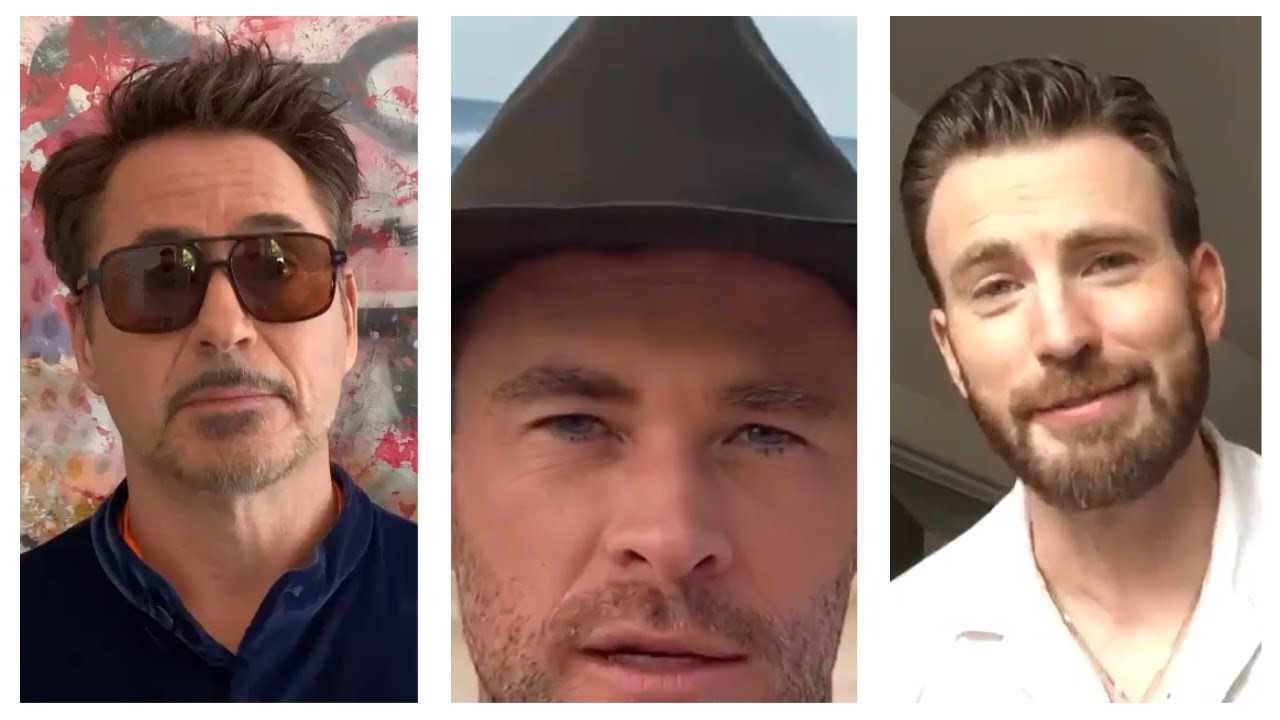Marvel Cast During Quarantine, Part 26 | Robert Downey Jr. Chris Evans, Brie Larson