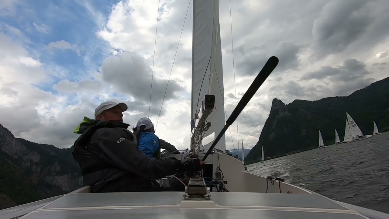 H-Boat worlds @Traunsee 1st race NED85