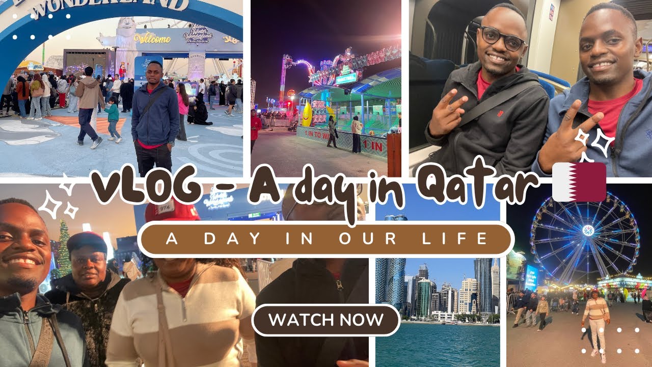Vlog: A day in Qatar 🇶🇦 Metro | Winter Wonderland