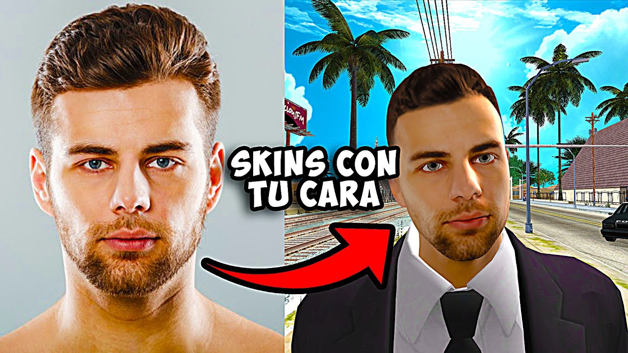 ✅ COMO CREAR SKINS CON TU CARA CON BLENDER PARA GTA SAN ANDREAS  FACIL  - 2021 ✅