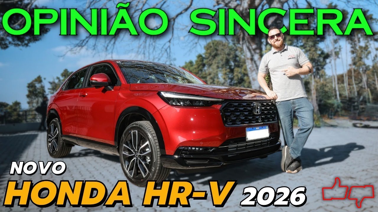Honda HR-V 2026 - Ficou melhor? Híbrido? Teto Solar? Teste com 2 versões! Preços, consumo, problemas