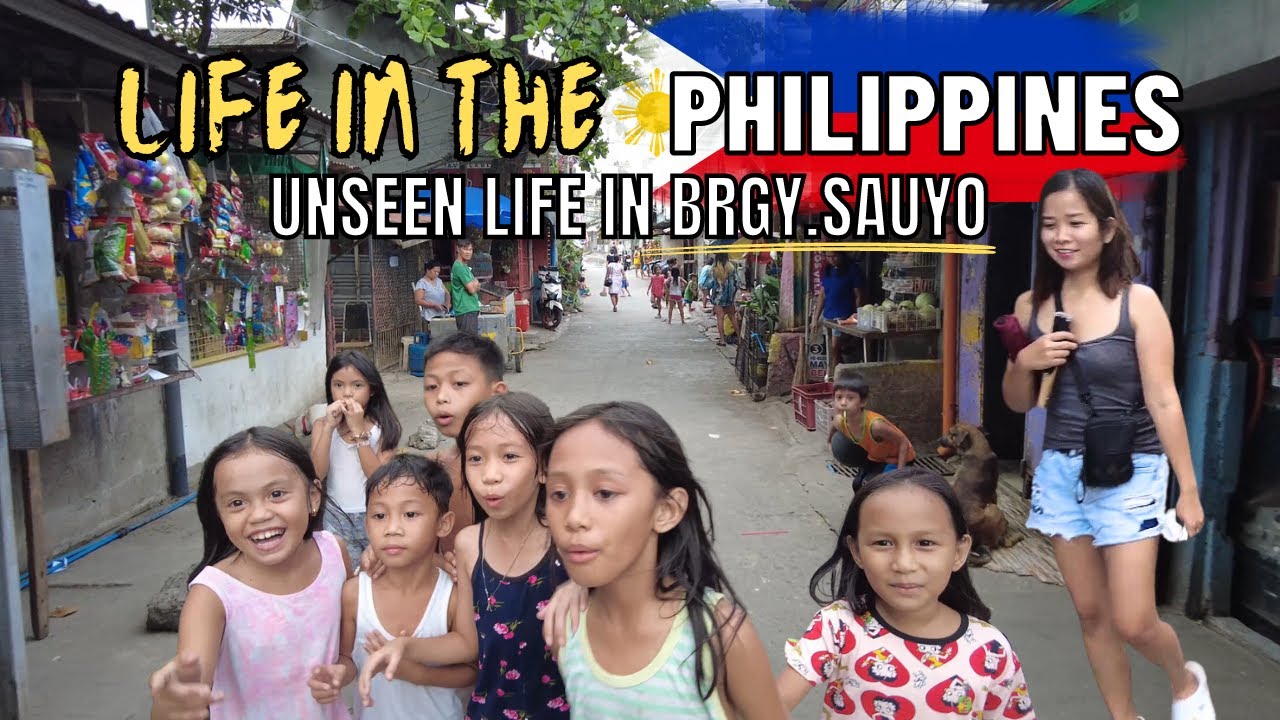 [4K] LIFE IN THE PHILIPPINES - BARANGAY SAUYO QUEZON CITY PHILIPPINES 2023