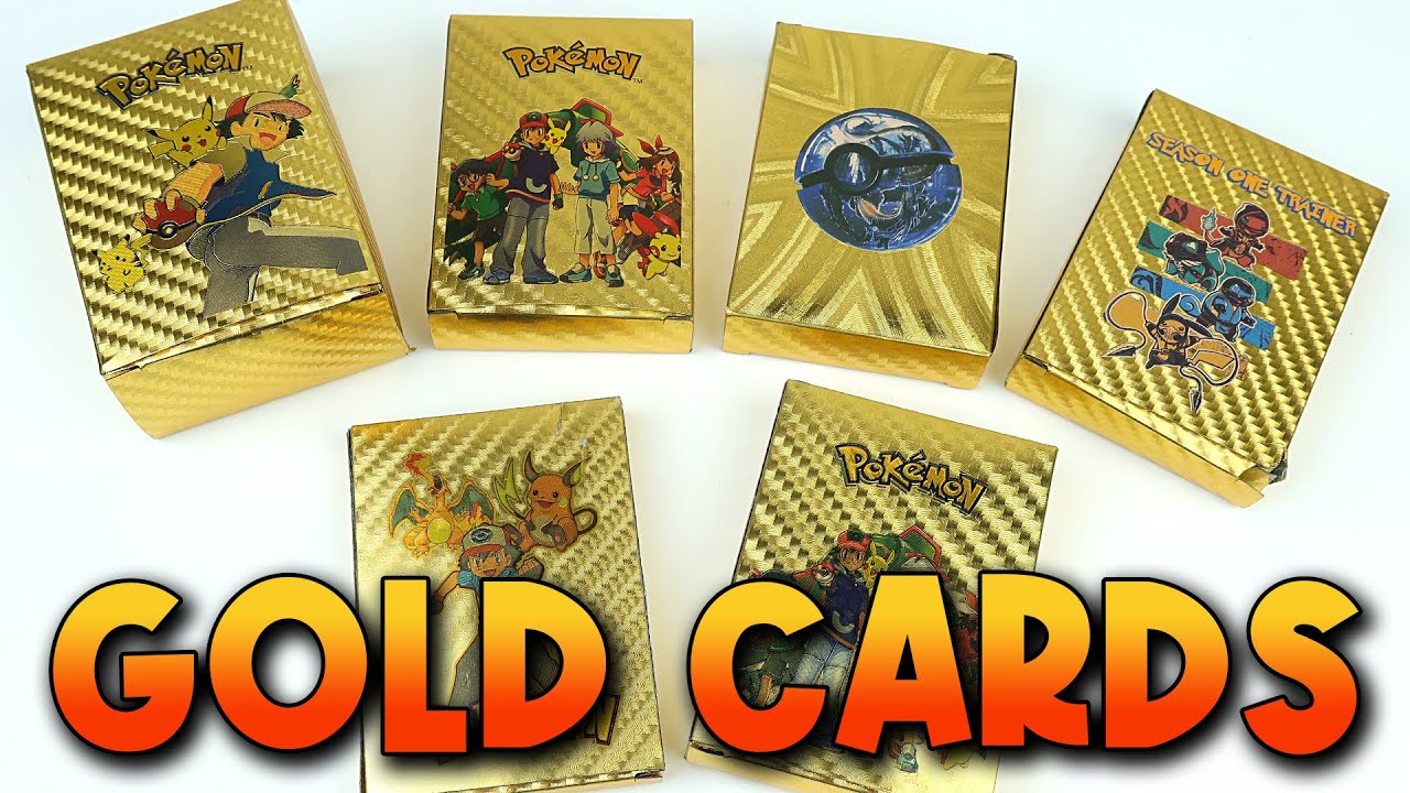 Gold Pokemon Cards Collection! ✨ The Best & Rarest Pok&eacute;mon Cards Ever?