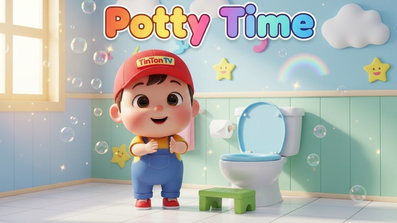 Potty Time Song 🚽 Fun Potty Training Song for Toddlers | Kids Learning Song | TinTon TV
