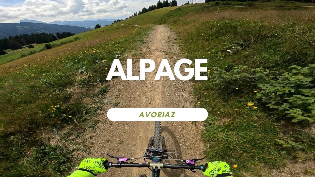 Alpage Level green Bikepark Avoriaz France 🇫🇷 Portes Du Soleil Full Run POV RAW