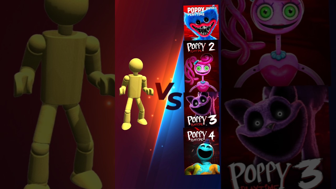 Player (No grab pack) vs Poppy Playtime | 