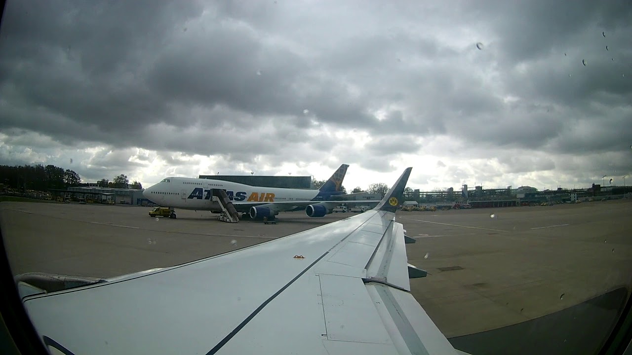 Takeoff at Airport Nürnberg // A320 Eurowings // NUE-DUS