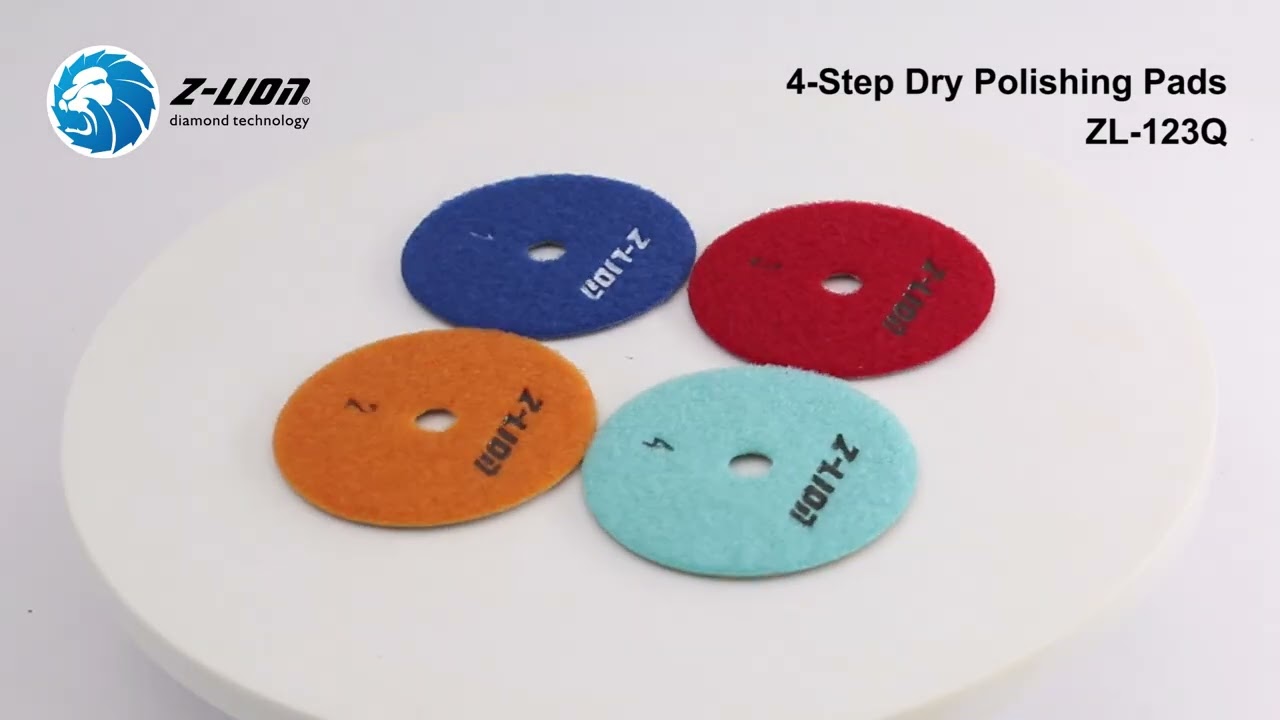 Diamond Resin Bond Dry Polishing Pads for Granite Marble