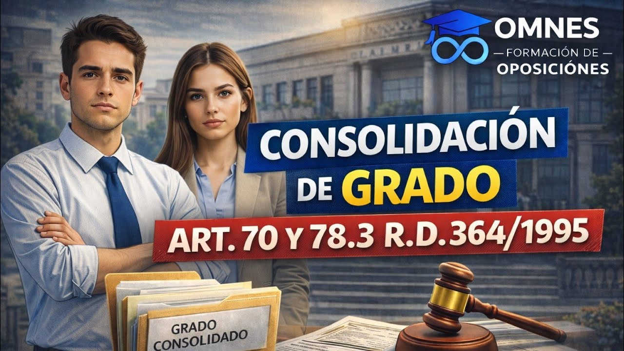 Consolidacion de Grado   Art. 70 y 78.3 R.D. 364/1995