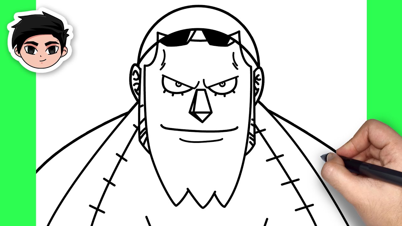 Como Dibujar Franky (One Piece)