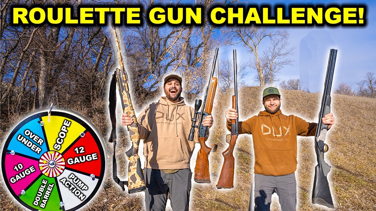ROULETTE Hunting CHALLENGE at the LEASE!!! (Catch Clean Cook)