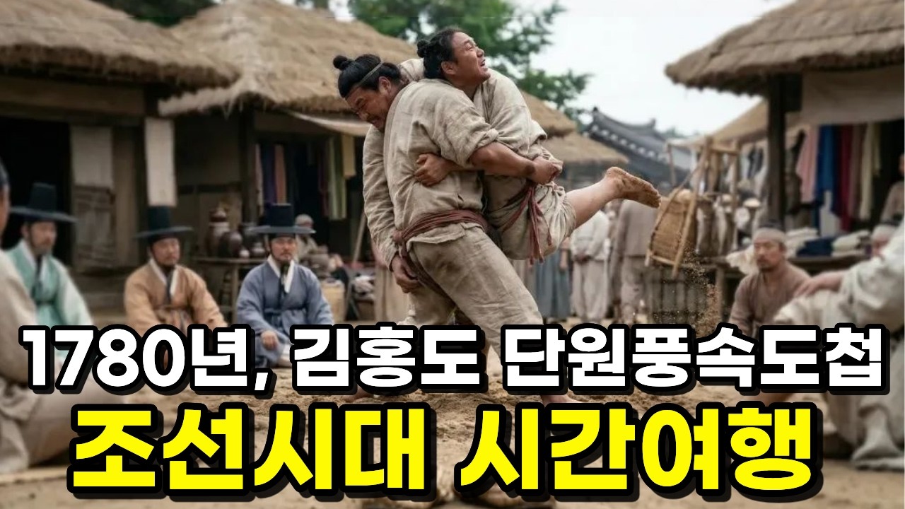 1780년 조선으로 시간여행: 김홍도 단원풍속도첩 속 사람들