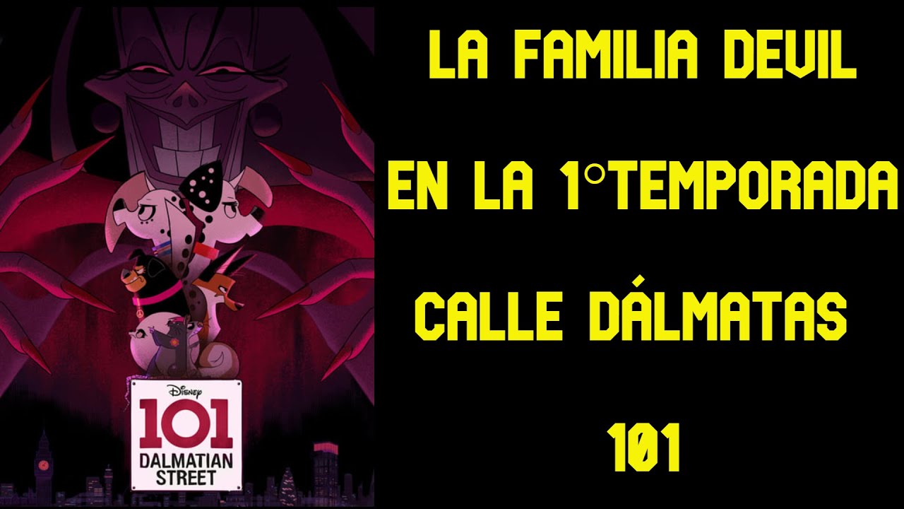 La Familia DeVil en la 1°Temporada de Calle Dálmatas 101
