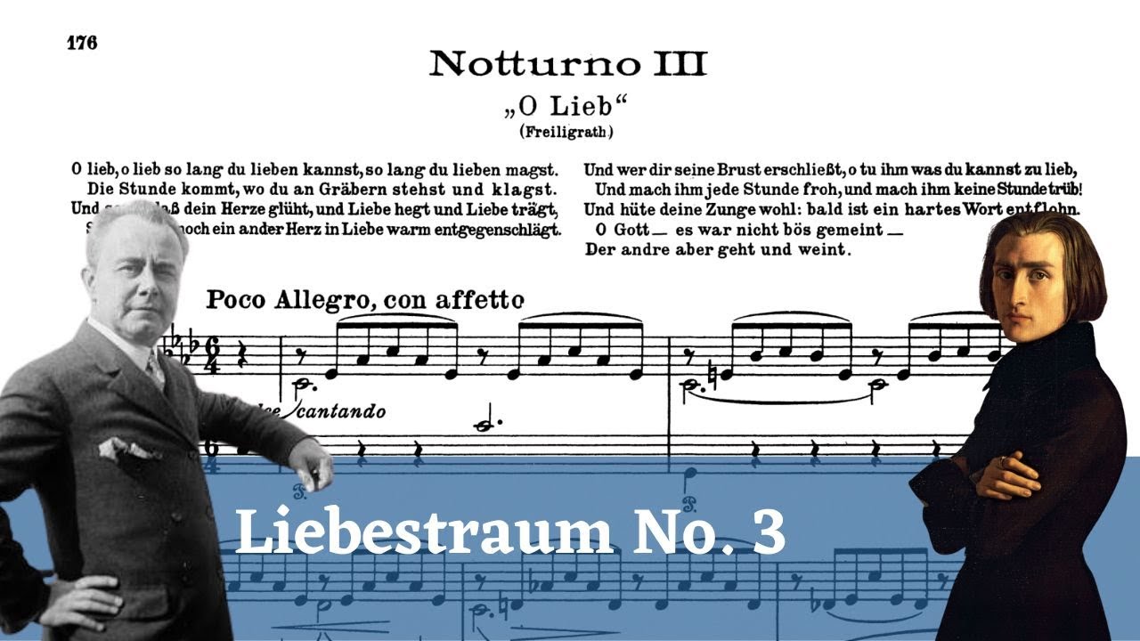 Franz Liszt: Liebestraum No. 3 played by Josef Hofmann (1912, 1941)