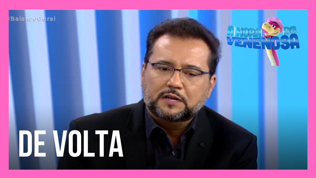 Geraldo Luís retorna ao Balanço Geral Manhã