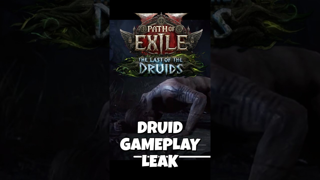 Path of Exile 2 Druid Gameplay Leak The Last of The Druids  #poe2 #pathofexile2 #gaming