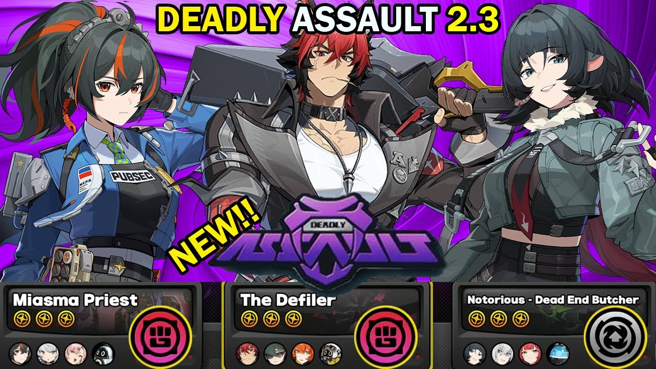 NEW Deadly Assault! | Zhu Yuan, Manato & Jane Doe! | 9 Star Clear | Zenless Zone Zero ZZZ 2.3【ゼンゼロ】