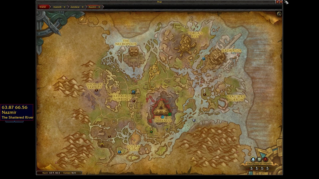 Best Shimmerscale Skinning Farmspot BfA WoW