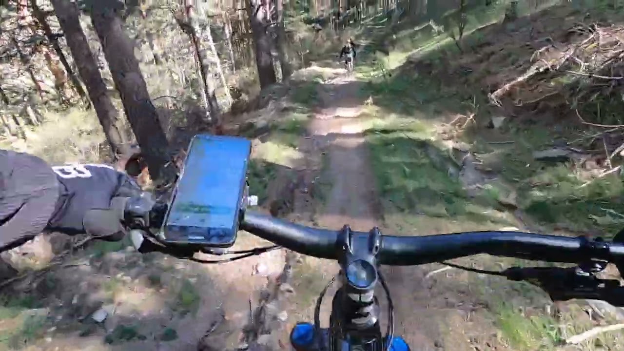 Bajada MTB trialera La Gasca Lower