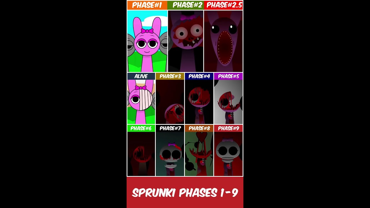 Incredibox Sprunki All PHASES From 1 - 9 #sprunki #incredibox #sprunkimod | Live-1