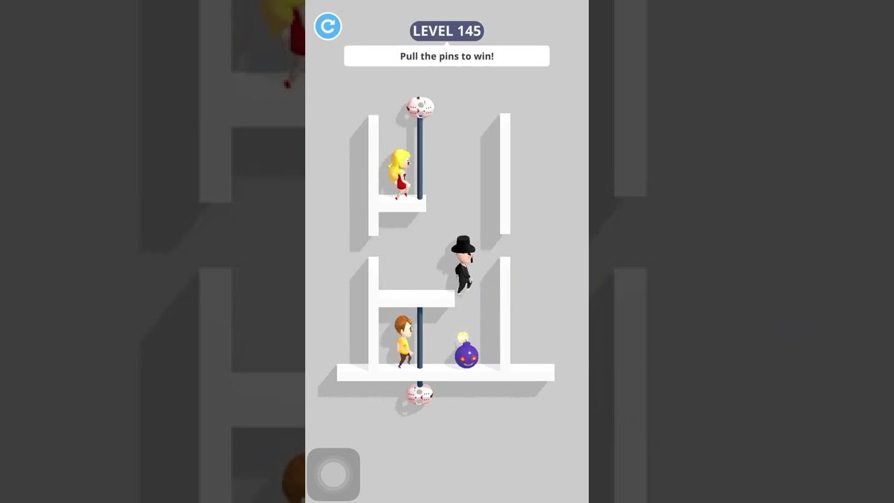 Pin Pull | For Enjoyment | Kitta Kitta Gamer | IOS | #Shorts