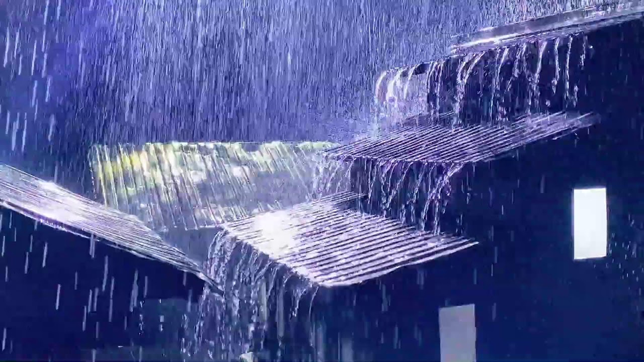 Dark Night Rainstorm on Tin Roof with Thunder⛈️Study, Relax, and Fall Asleep Fast | Deep Sleep Sound