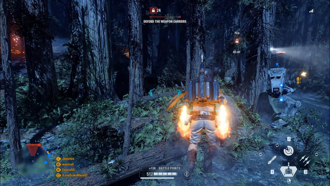 Galactic Assault - Empire on Endor - SW Battlefront 2 (No Commentary) [4K]