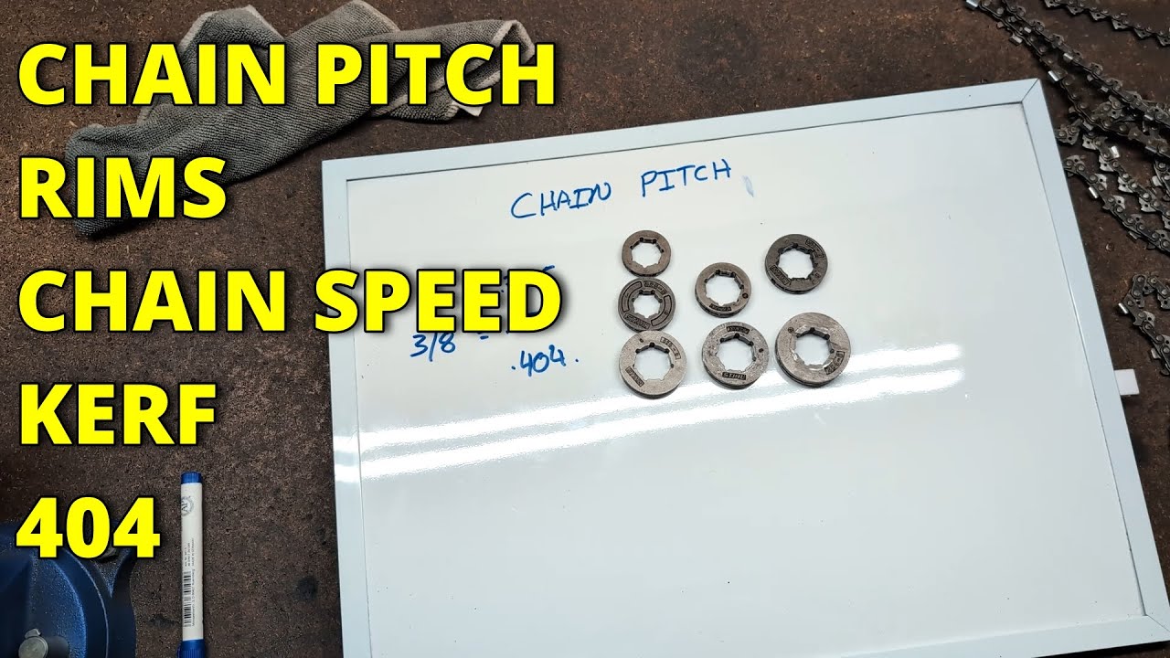Chain Pitch, Rim Sprockets, Chain Speed, Kerf and 404