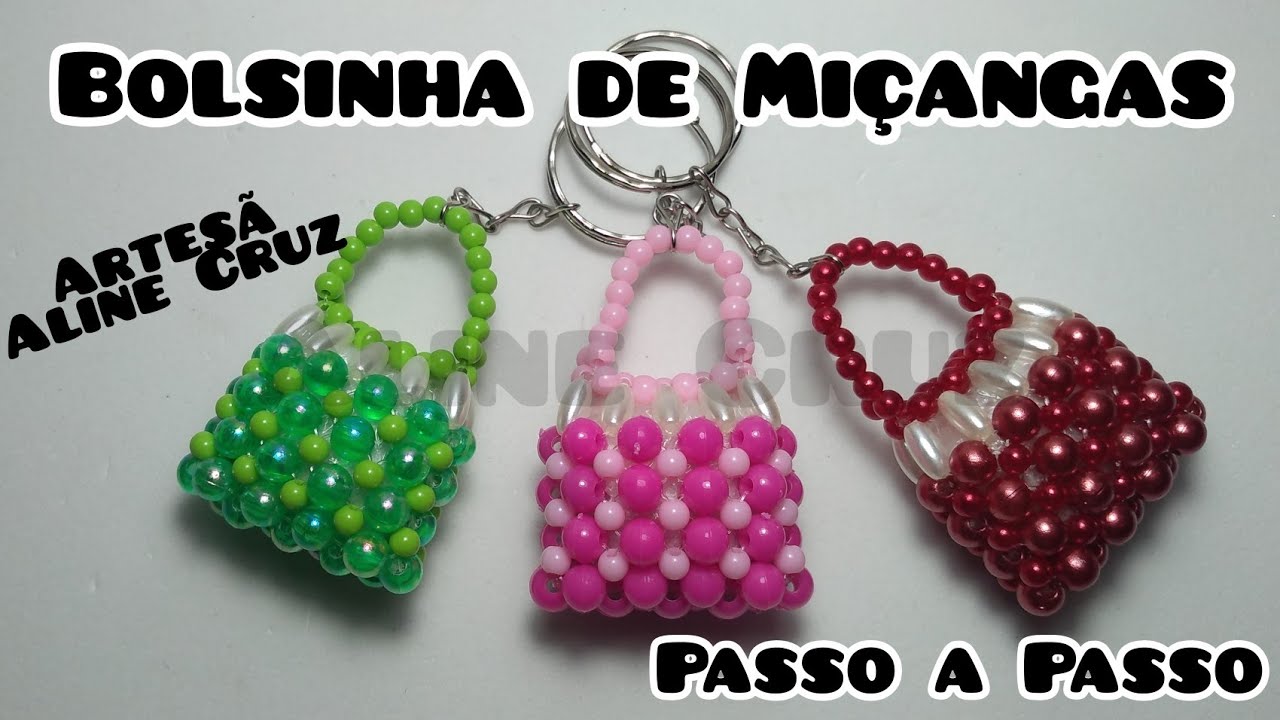 Bolsinha de Miçangas- Passo a Passo