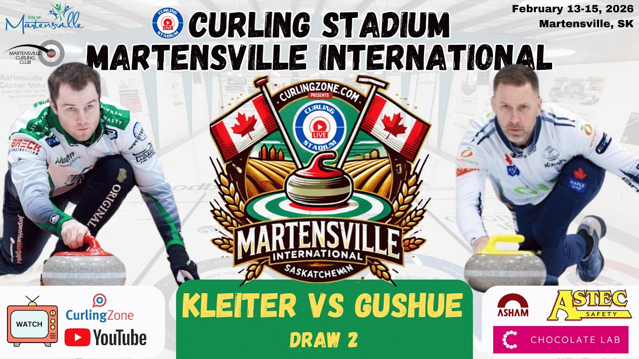 FEATURE: Rylan Kleiter vs. Brad Gushue - Draw 2 - Curling Stadium Martensville International [2]