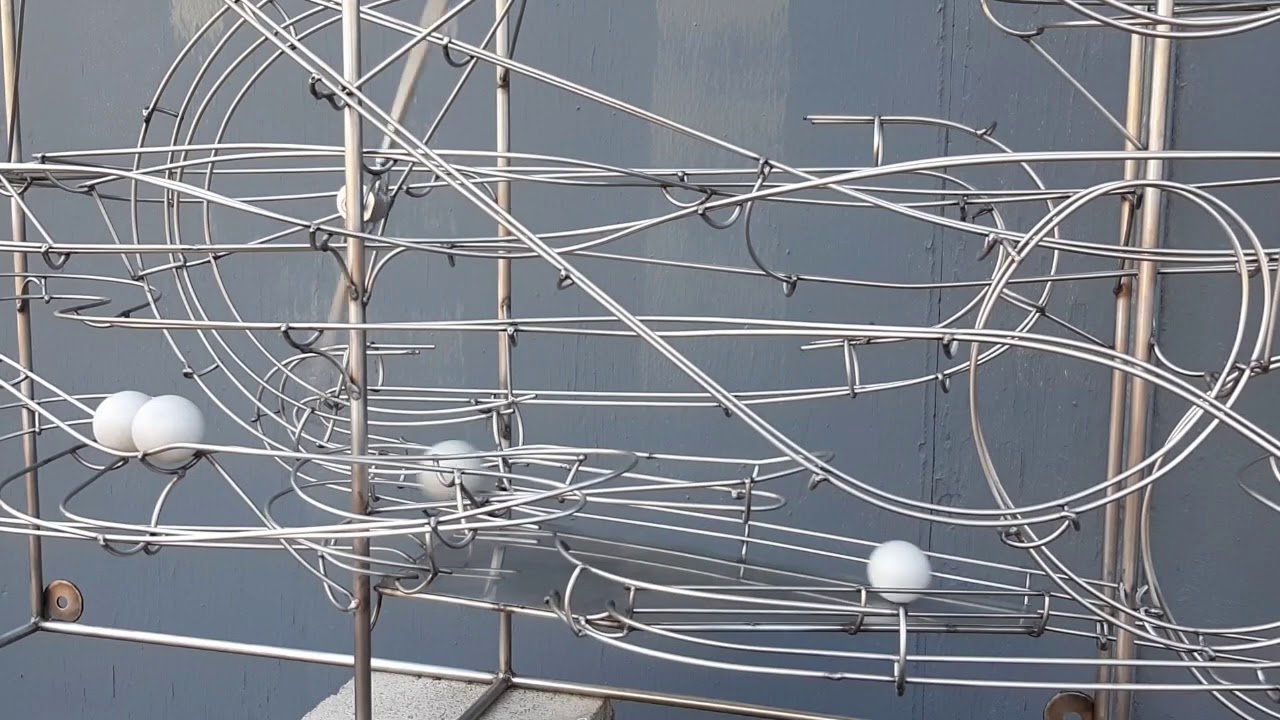 Wall Mounted Rolling Ball Sculpture #292
