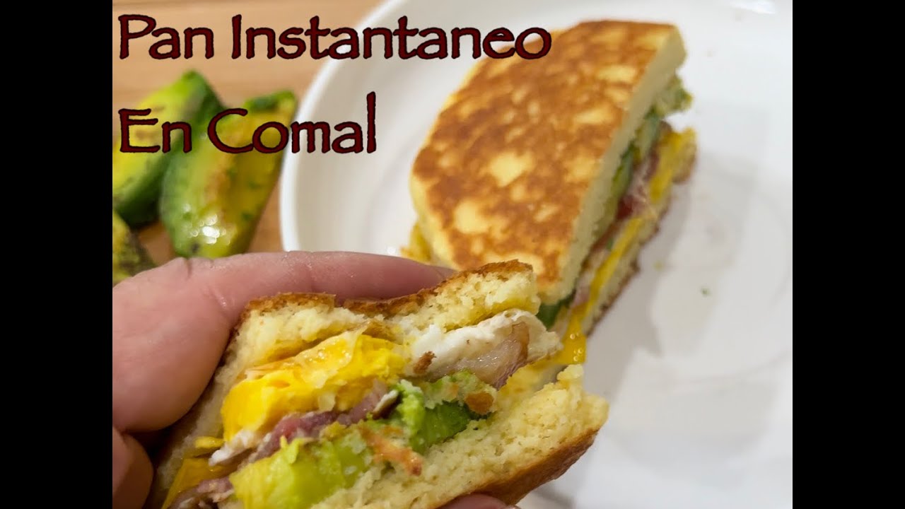 Pan keto instantaneo en Comal