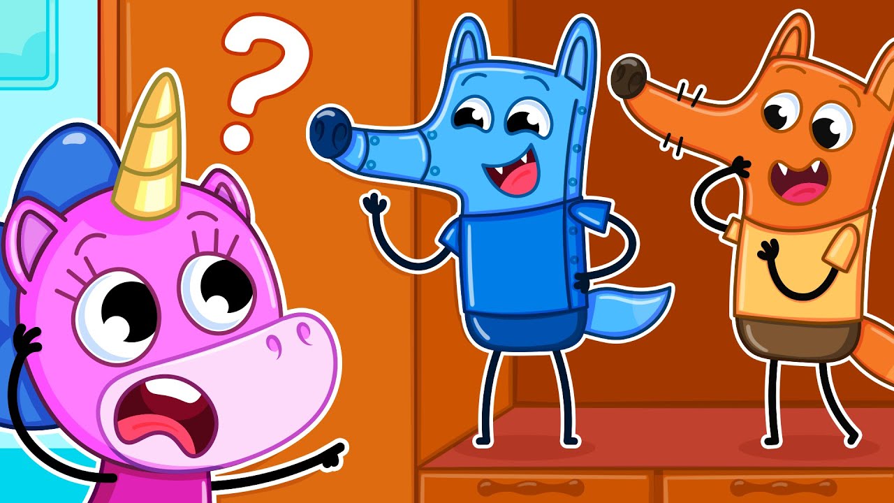Where is a Fake Baby?! | Copycat & Copy Me Funny Kids Story 🤖🦊 | Teeny Mimi🦄