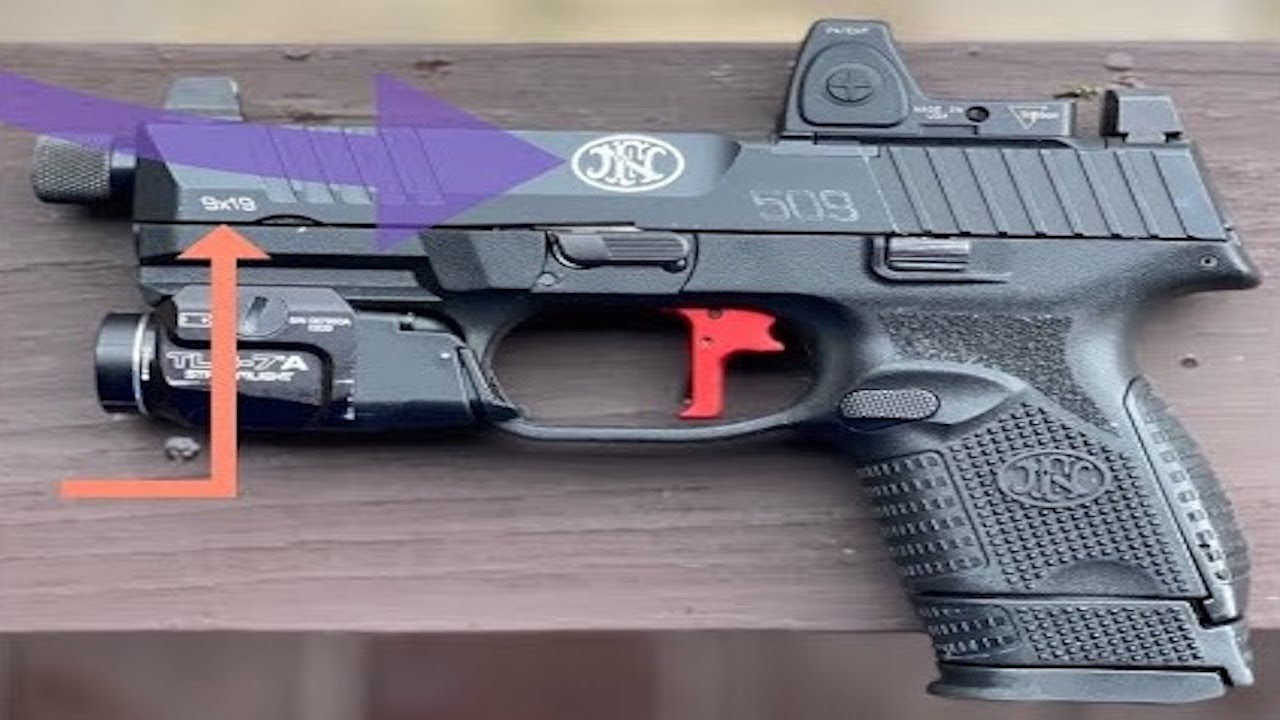 Color fill the engravings on your firearm #fn509custom